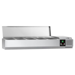 Холодильная витрина для ингредиентов GGM Gastro AGG123END (Inox) Thumb