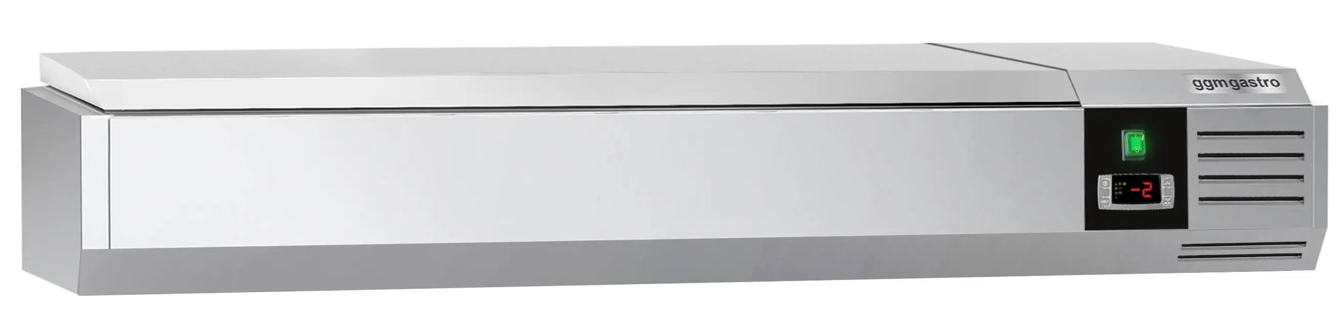Холодильная витрина для ингредиентов GGM Gastro AGG123END (Inox) - 3