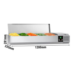 Холодильная витрина для ингредиентов GGM Gastro AGG123END (Inox) Thumb