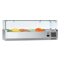 Vitrina frigorifica de ingrediente GGM Gastro AGG123ND#07 (Inox)