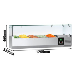 Холодильная витрина для ингредиентов GGM Gastro AGG123ND (Inox) Thumb