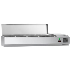 Vitrina frigorifica de ingrediente GGM Gastro AGG124END#07 (Inox) Thumb