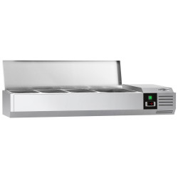 Vitrina frigorifica de ingrediente GGM Gastro AGG124END (Inox) Thumb
