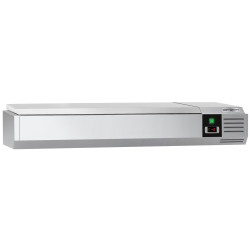 Vitrina frigorifica de ingrediente GGM Gastro AGG124END (Inox) Thumb