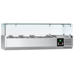 Vitrina frigorifica de ingrediente GGM Gastro AGG124ND (Inox) Thumb