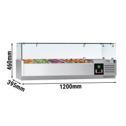 Vitrina frigorifica de ingrediente GGM Gastro AGG124ND (Inox) Thumb