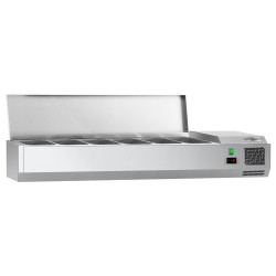 Vitrina frigorifica de ingrediente GGM Gastro AGG143END#07 (Inox) Thumb