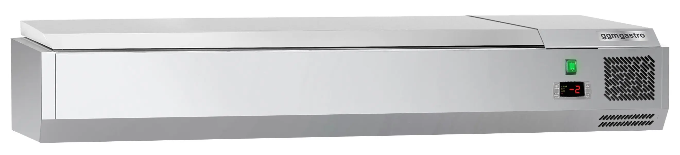 Vitrina frigorifica de ingrediente GGM Gastro AGG143END#07 (Inox) - 3