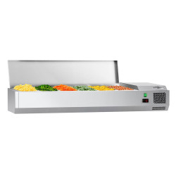 Vitrina frigorifica de ingrediente GGM Gastro AGG143END#07 (Inox)