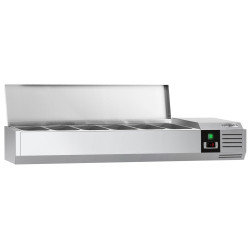 Холодильная витрина для ингредиентов GGM Gastro AGG143END (Inox) Thumb