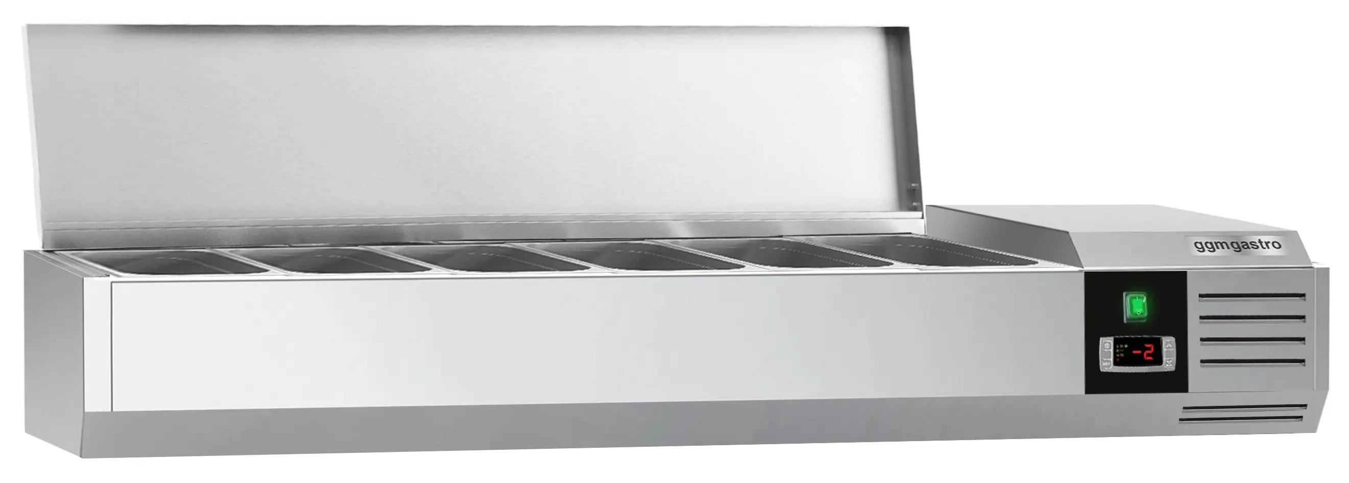 Холодильная витрина для ингредиентов GGM Gastro AGG143END (Inox) - 2