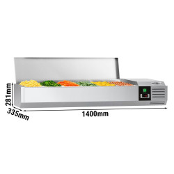 Холодильная витрина для ингредиентов GGM Gastro AGG143END (Inox) Thumb