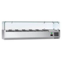 Vitrina frigorifica de ingrediente GGM Gastro AGG143ND#07 (Inox) Thumb