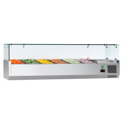 Vitrina frigorifica de ingrediente GGM Gastro AGG143ND#07 (Inox)