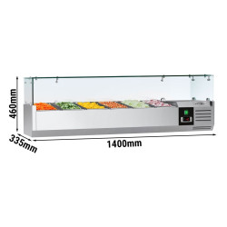 Vitrina frigorifica de ingrediente GGM Gastro AGG143ND (Inox) Thumb