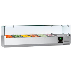 Vitrina frigorifica de ingrediente GGM Gastro AGG143ND (Inox)
