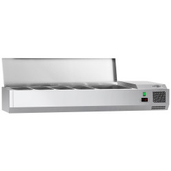 Vitrina frigorifica de ingrediente GGM Gastro AGG144END#07 (Inox) Thumb
