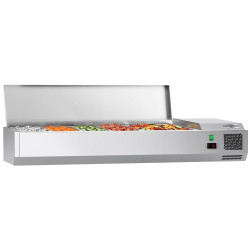 Vitrina frigorifica de ingrediente GGM Gastro AGG144END#07 (Inox)