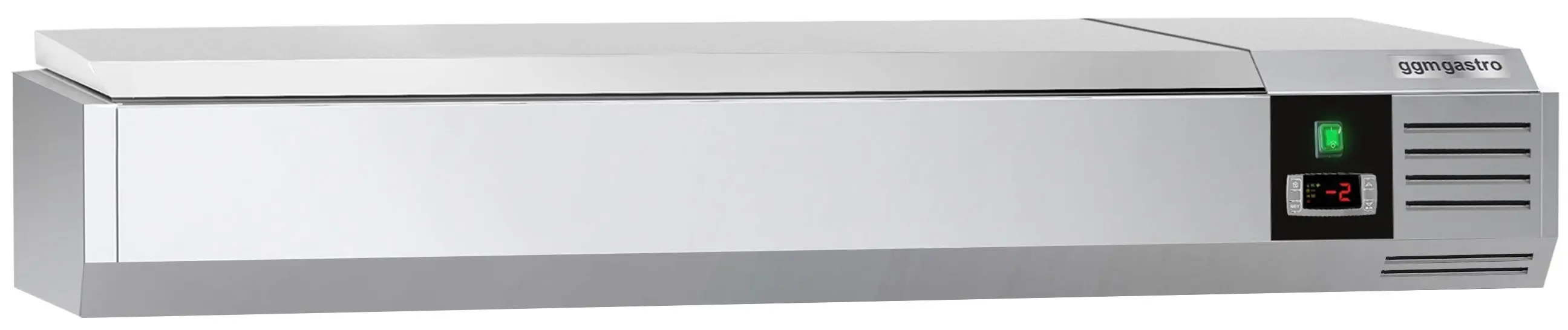 Vitrina frigorifica de ingrediente GGM Gastro AGG144END (Inox) - 3