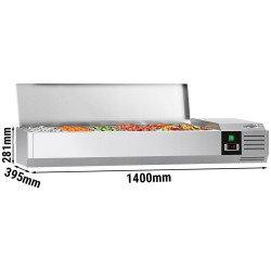 Vitrina frigorifica de ingrediente GGM Gastro AGG144END (Inox) Thumb