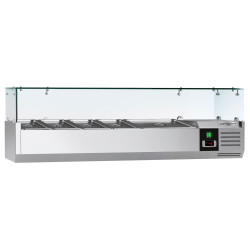 Холодильная витрина для ингредиентов GGM Gastro AGG144ND (Inox) Thumb