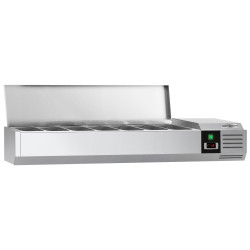 Vitrina frigorifica de ingrediente GGM Gastro AGG153END (Inox) Thumb