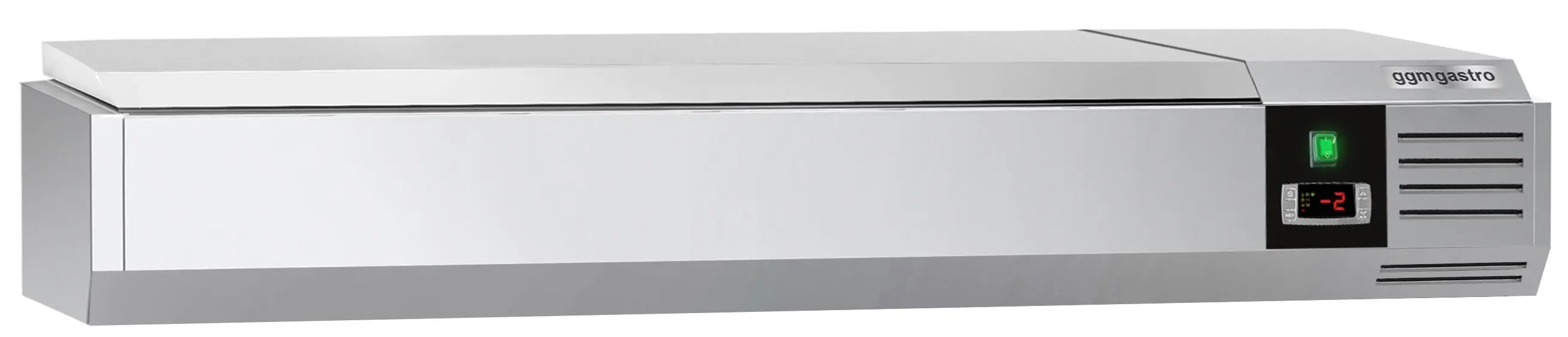 Vitrina frigorifica de ingrediente GGM Gastro AGG153END (Inox) - 3