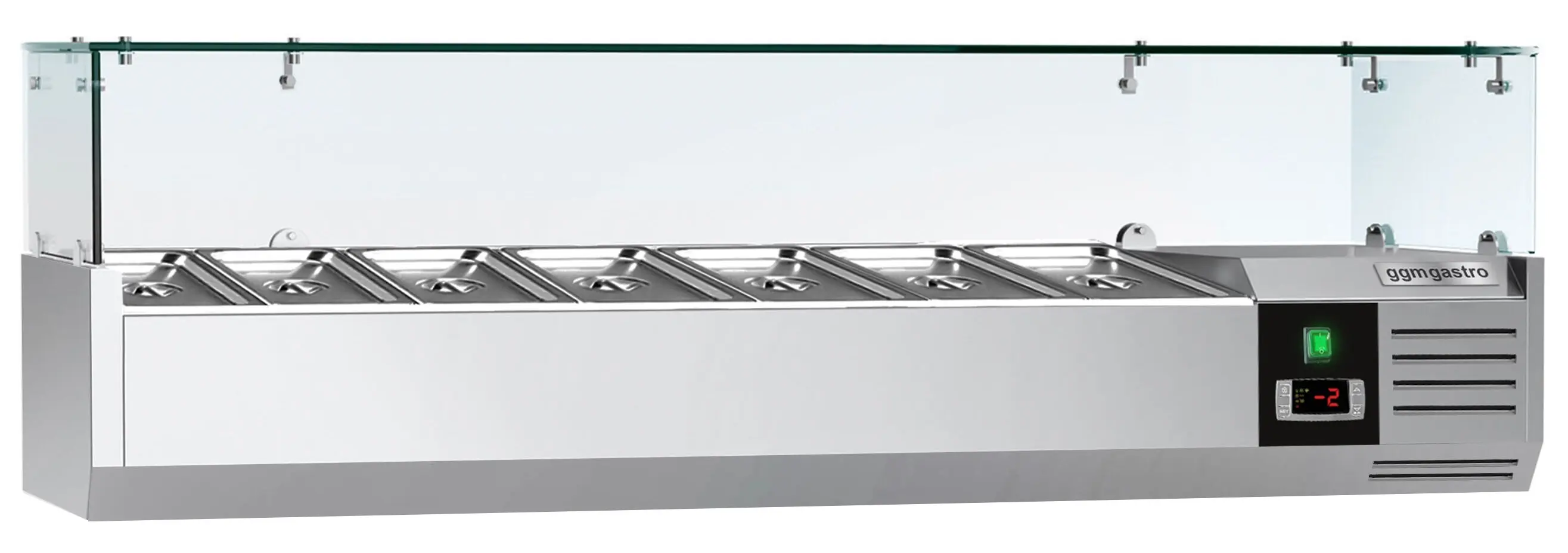 Vitrina frigorifica de ingrediente GGM Gastro AGG153ND (Inox) - 2