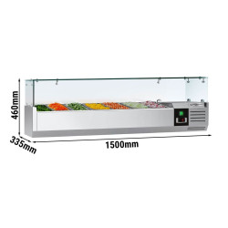 Vitrina frigorifica de ingrediente GGM Gastro AGG153ND (Inox) Thumb