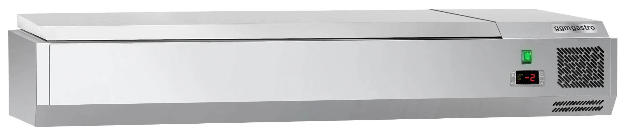 Vitrina frigorifica de ingrediente GGM Gastro AGG154END#07 (Inox) - 3