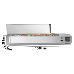 Vitrina frigorifica de ingrediente GGM Gastro AGG154END#07 (Inox) Thumb