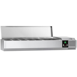 Холодильная витрина для ингредиентов GGM Gastro AGG154END (Inox) Thumb