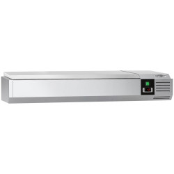 Холодильная витрина для ингредиентов GGM Gastro AGG154END (Inox) Thumb