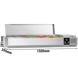 Холодильная витрина для ингредиентов GGM Gastro AGG154END (Inox) Thumb