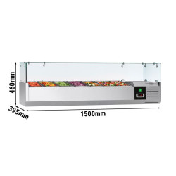 Холодильная витрина для ингредиентов GGM Gastro AGG154ND (Inox) Thumb