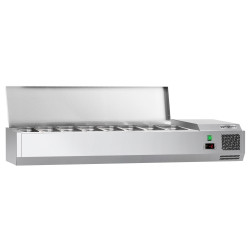 Vitrina frigorifica de ingrediente GGM Gastro AGG163END#07 (Inox) Thumb