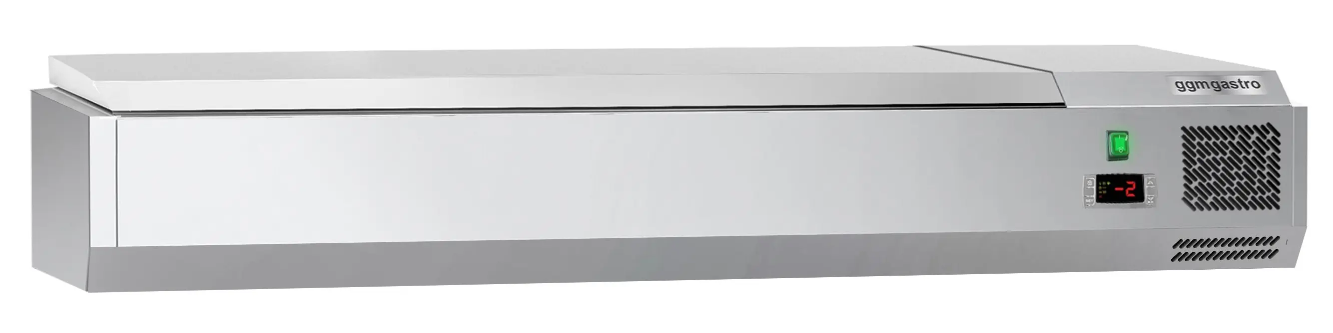 Vitrina frigorifica de ingrediente GGM Gastro AGG163END#07 (Inox) - 3