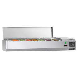 Vitrina frigorifica de ingrediente GGM Gastro AGG163END#07 (Inox)