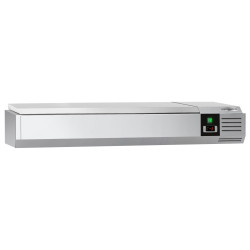 Vitrina frigorifica de ingrediente GGM Gastro AGG163END (Inox) Thumb