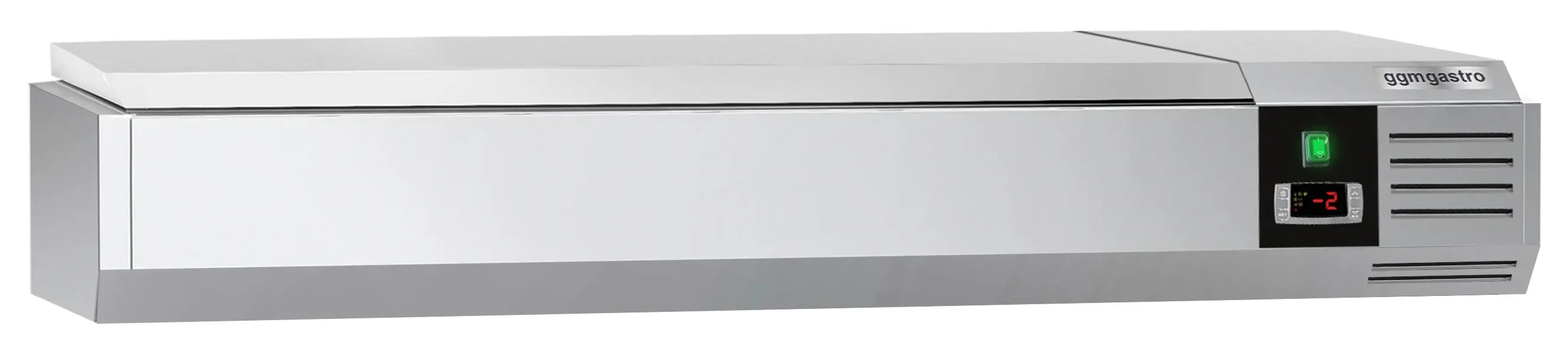 Vitrina frigorifica de ingrediente GGM Gastro AGG163END (Inox) - 3