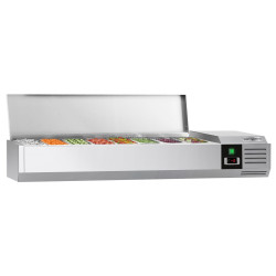 Vitrina frigorifica de ingrediente GGM Gastro AGG163END (Inox)