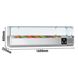 Холодильная витрина для ингредиентов GGM Gastro AGG163ND (Inox) Thumb