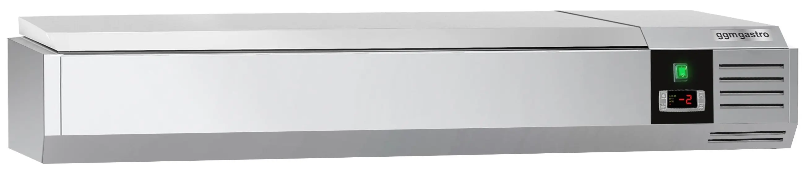 Vitrina frigorifica de ingrediente GGM Gastro AGG164END (Inox) - 3