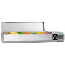 Vitrina frigorifica de ingrediente GGM Gastro AGG164END (Inox)