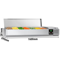 Vitrina frigorifica de ingrediente GGM Gastro AGG164END (Inox) Thumb