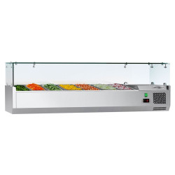 Vitrina frigorifica de ingrediente GGM Gastro AGG164ND#07 (Inox)