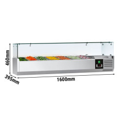 Холодильная витрина для ингредиентов GGM Gastro AGG164ND (Inox) Thumb