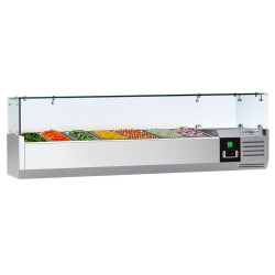 Vitrina frigorifica de ingrediente GGM Gastro AGG164ND (Inox)