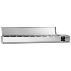 Vitrina frigorifica de ingrediente GGM Gastro AGG183END (Inox) Thumb