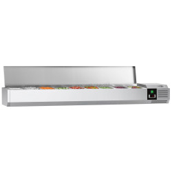 Vitrina frigorifica de ingrediente GGM Gastro AGG183END (Inox)
